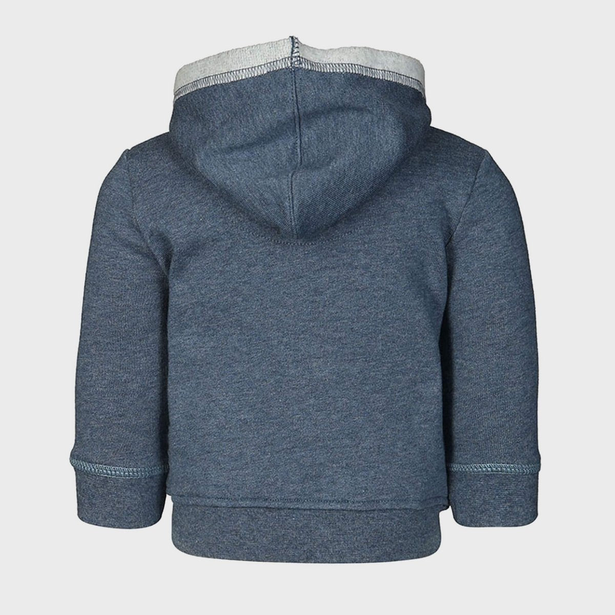 OrganicEra biologisch babyjack met capuchon, indigo