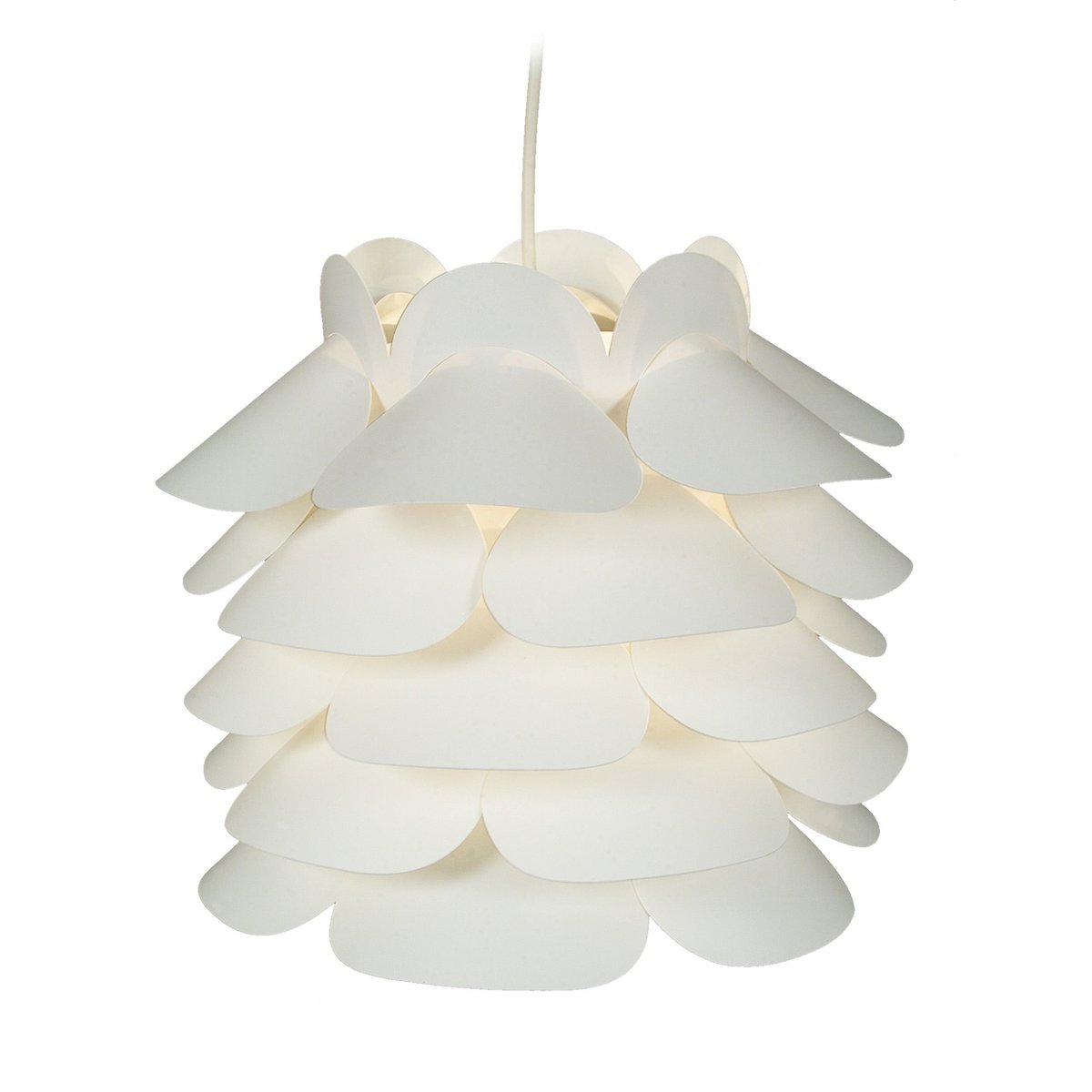 Plastic hanglamp D: 34 cm "retro"