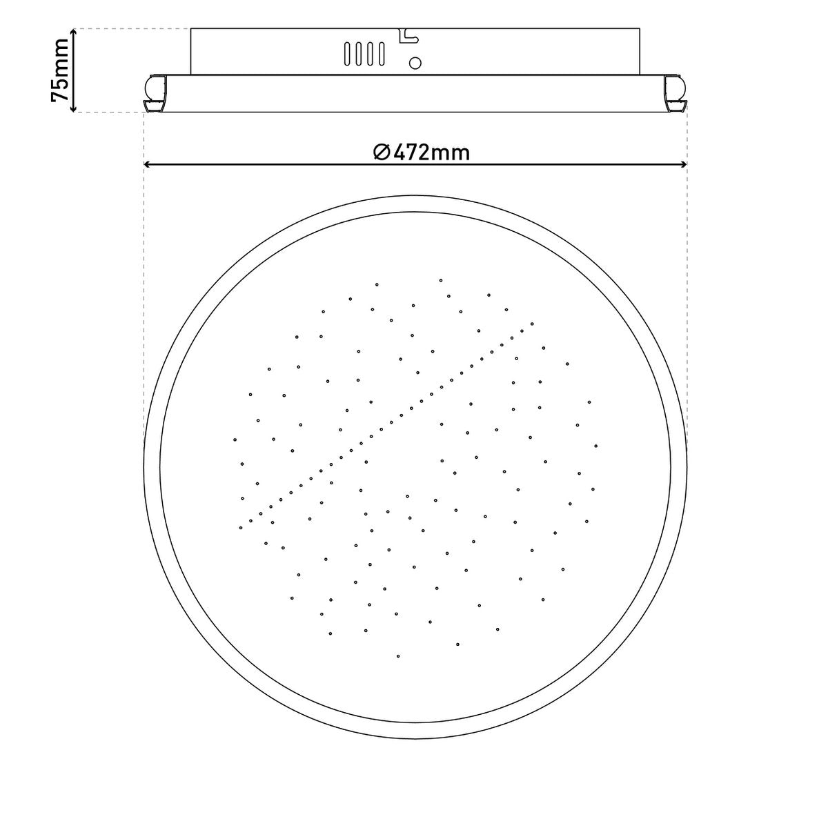 LED -plafondlicht "Meteor"