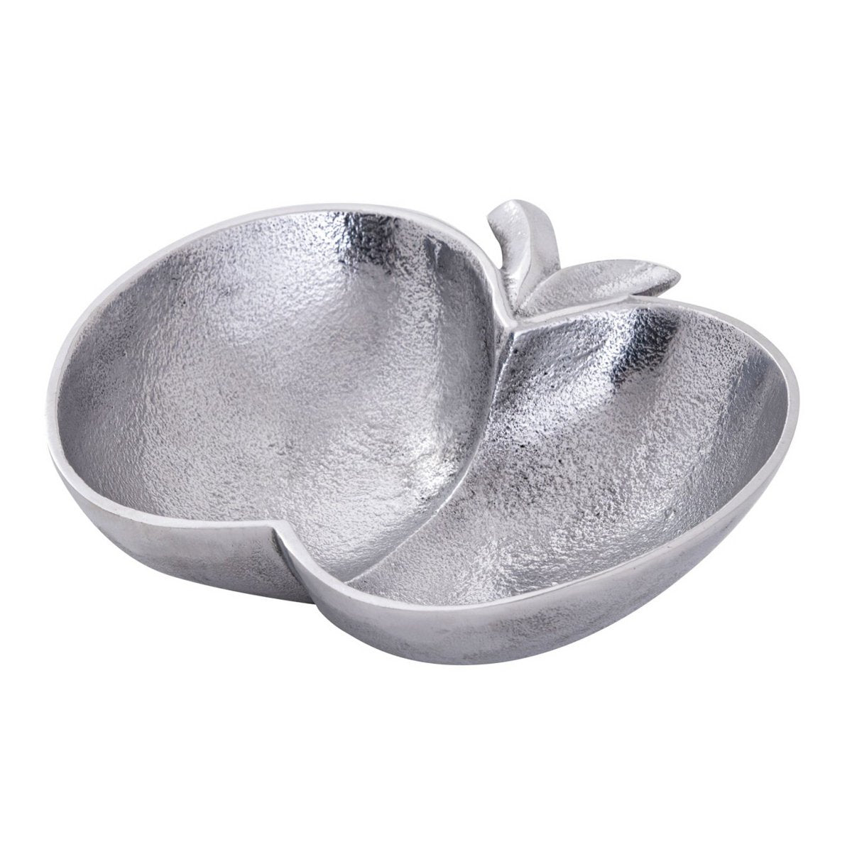 Apple Bowl Decoratieve schaal Apple goud of zilveren aluminium