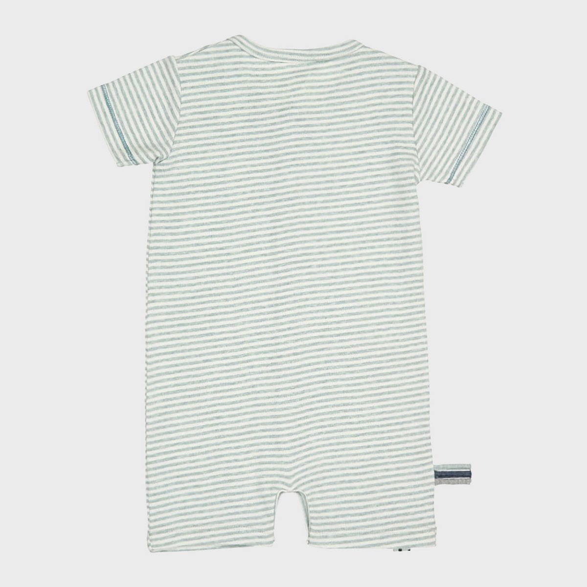 Organicera biologische baby romper, aqua