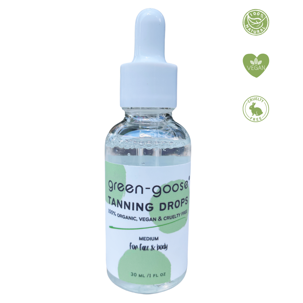 green goose Organic Tanning Drops - Medium - 30 ml