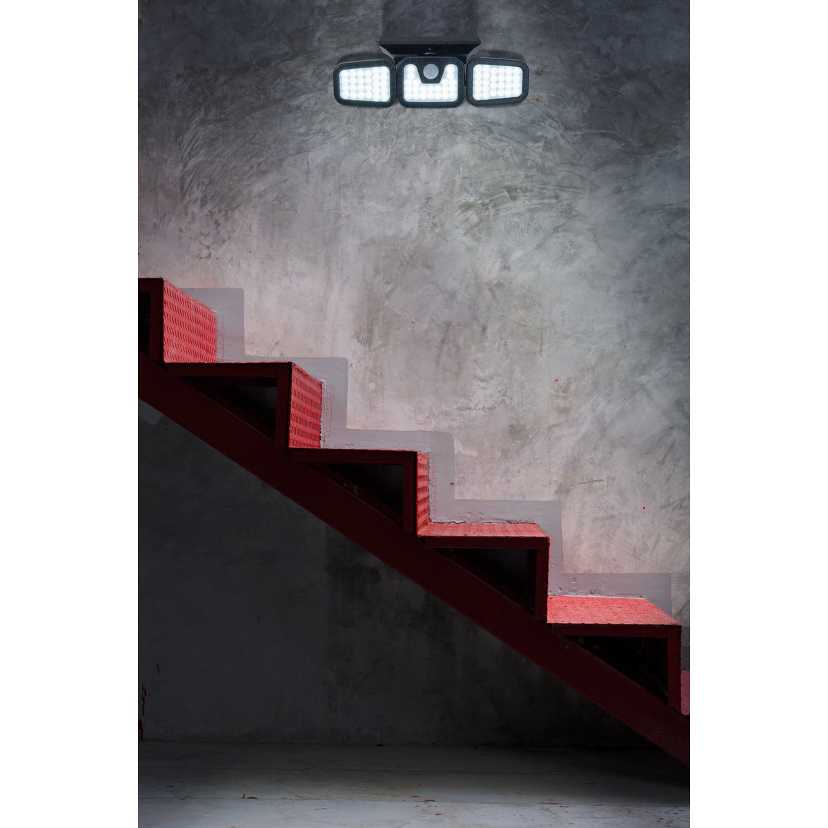 LED Solar Buitenwandlamp "Pacita", multifunctionele lamp buitenwandlamp gemaakt van plastic in zwart, 28,3 x 13,5 x ca.