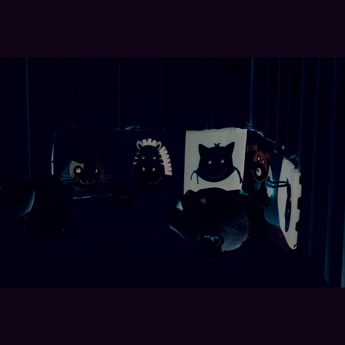 Edushape Kijk en Voel Babyboek Hoog Contrast - 33x1x15cm