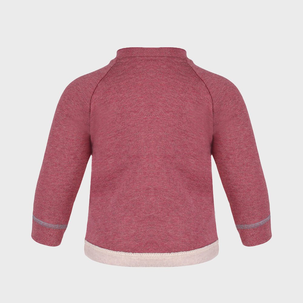 OrganicEra biologisch babysweater, bordeaux