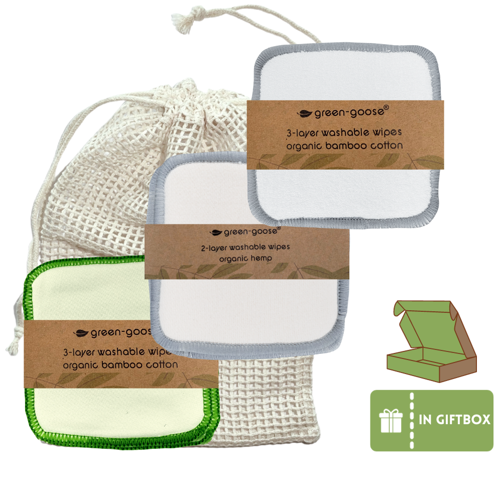 green-goose Herbruikbare Wattenschijfjes - 15 Stuks - Mix