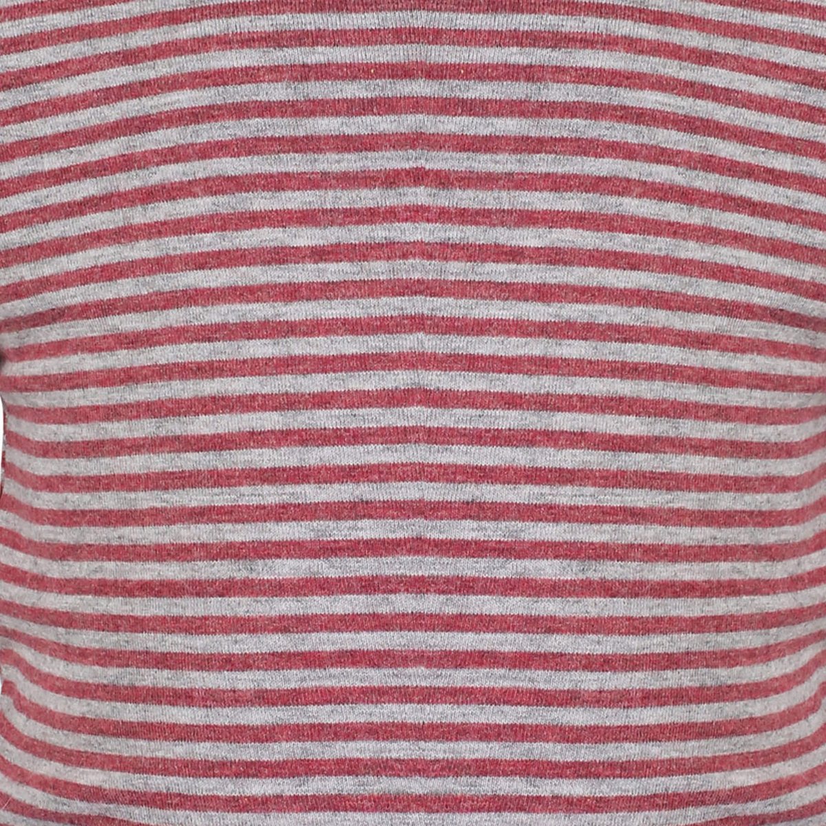 OrganicEra Organic Baby L/S T-shirt body, bordeaux gestreept