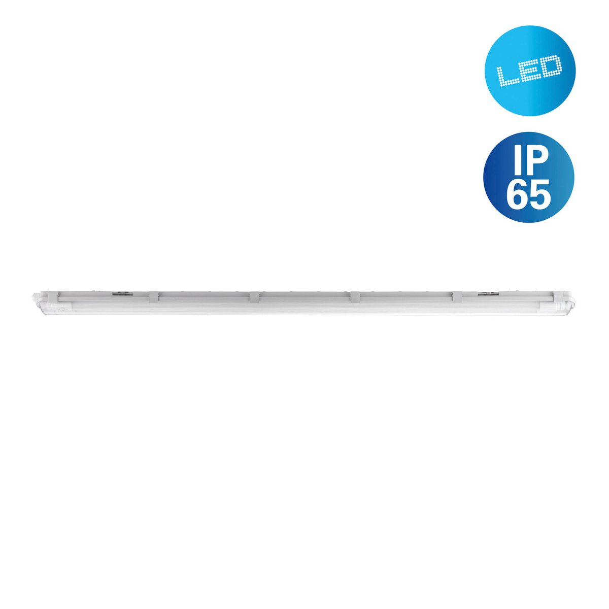 LED natte kamer plafondlamp L: 127 cm