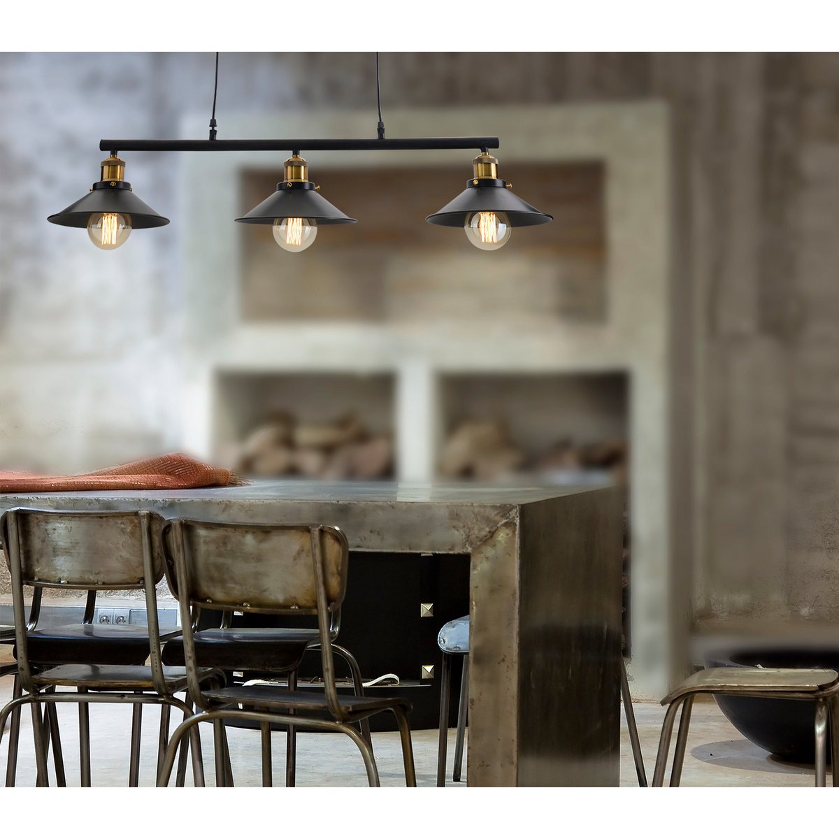 3-weg hanglamp "Cottage"