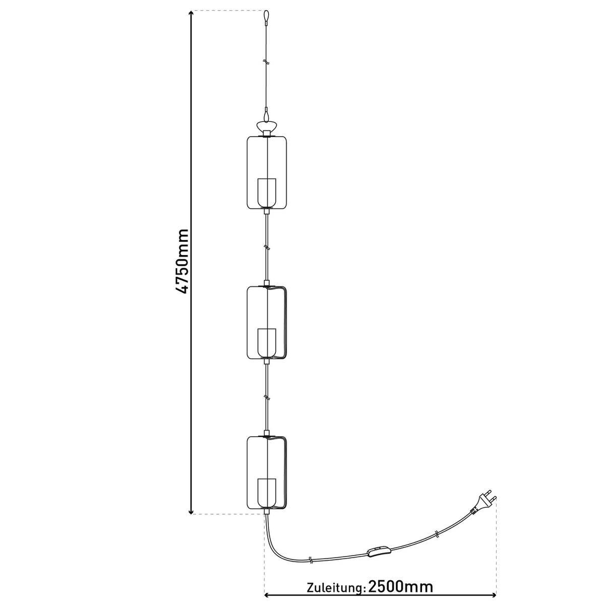 3 slinger voor mossellichten