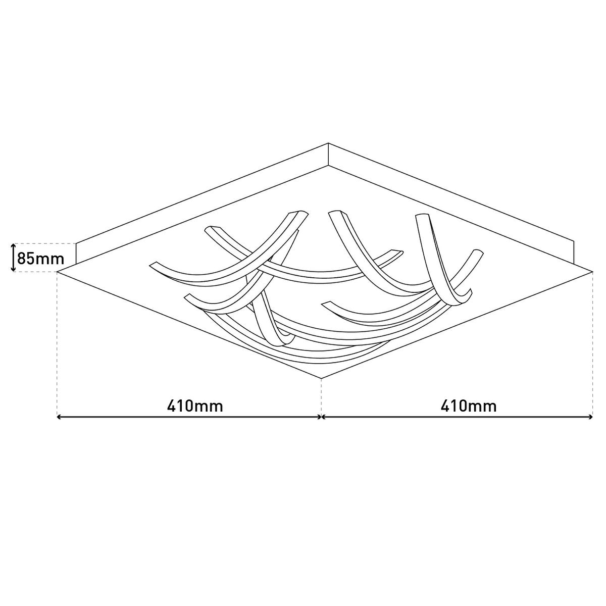 LED plafondlamp "Manchester"