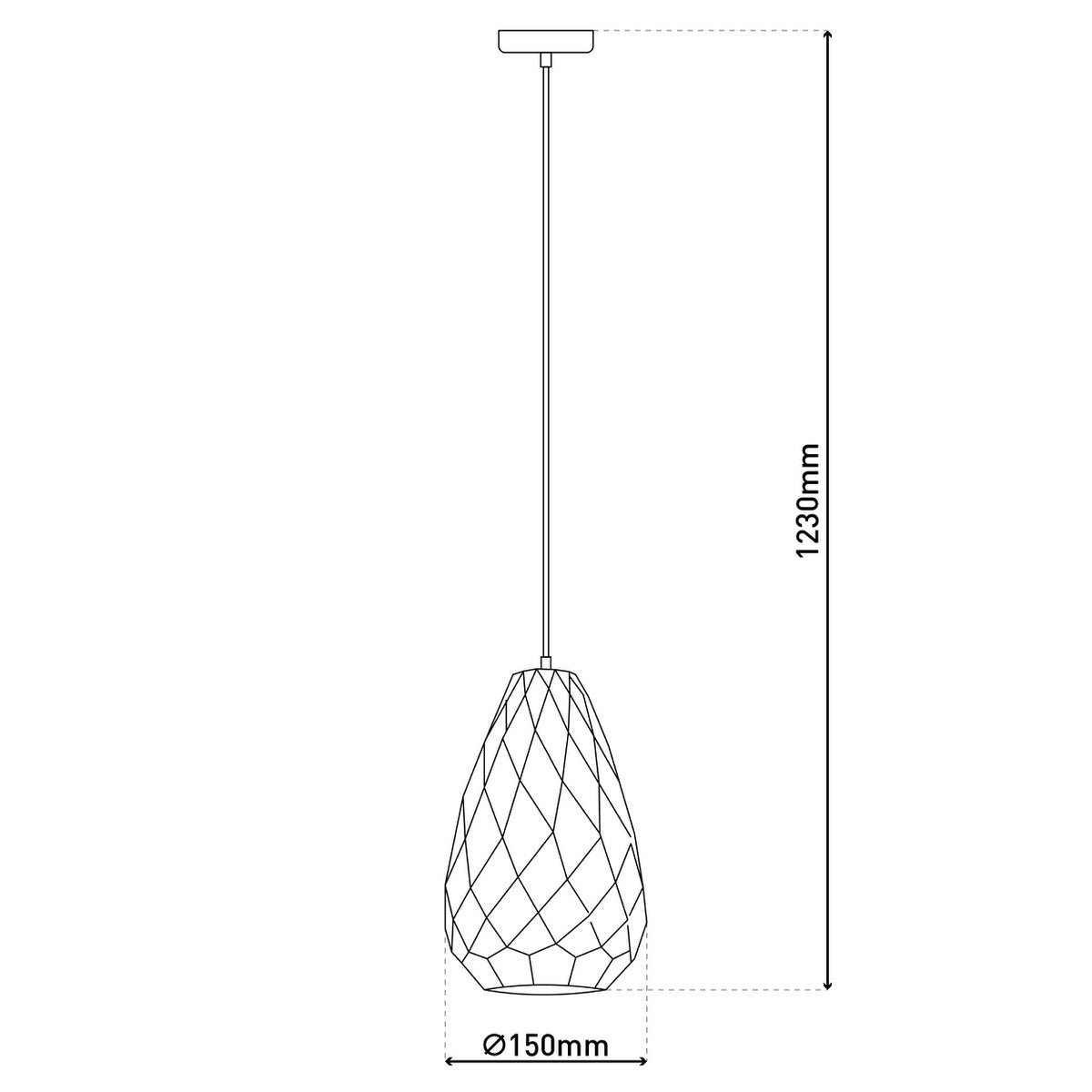 Pendelleuchte "Alison"