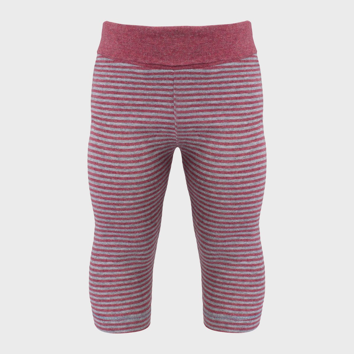 OrganicEra biologische babylegging, bordeaux - grijs gestreept
