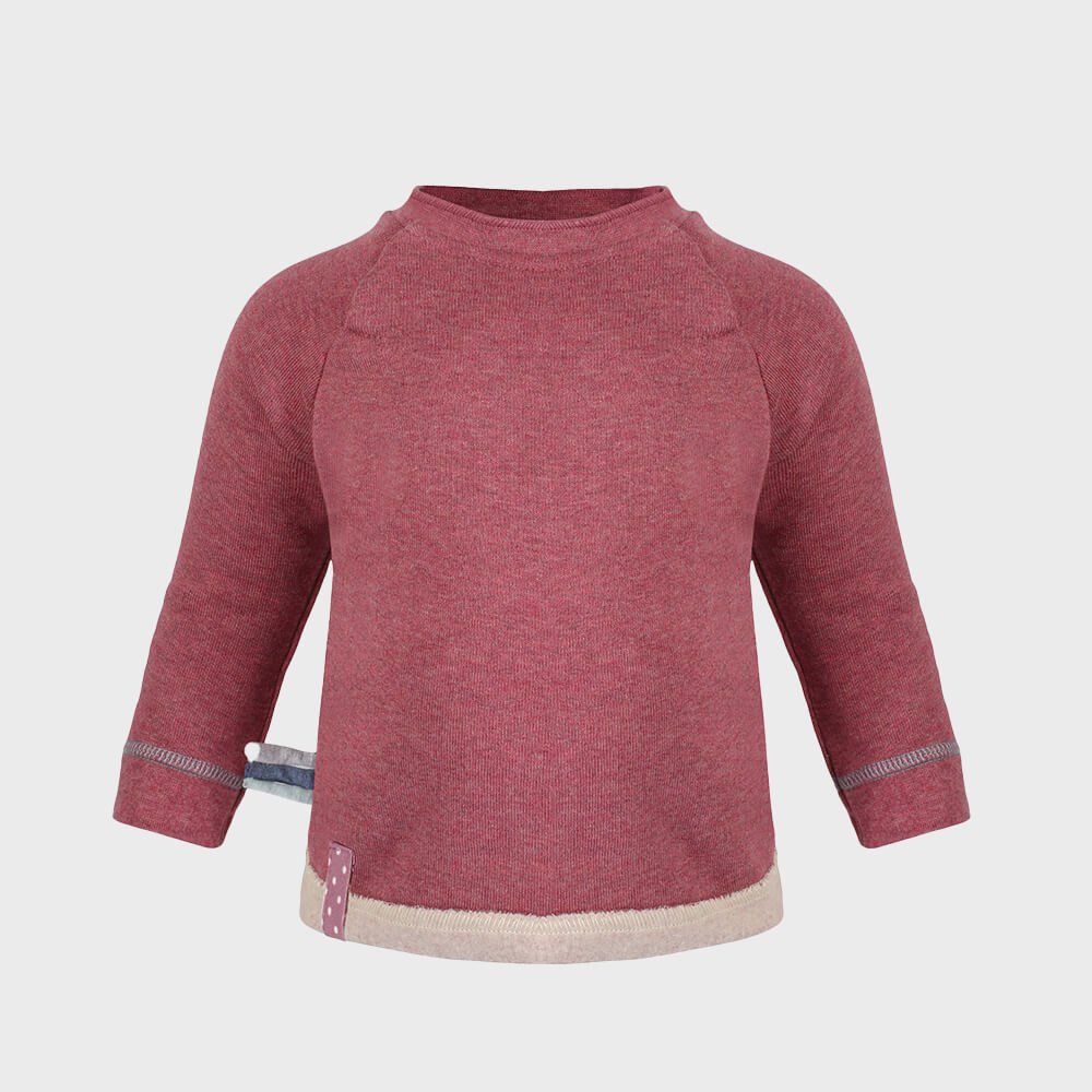 OrganicEra biologisch babysweater, bordeaux
