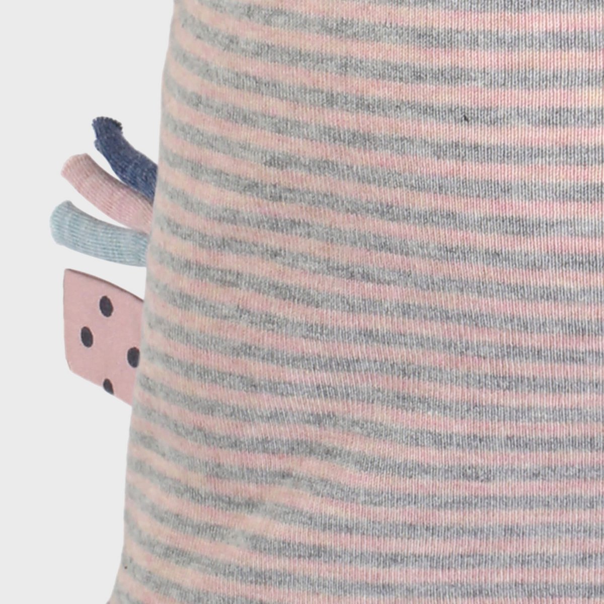 OrganicEra biologische baby-s/s-rompertje, roze gestreept