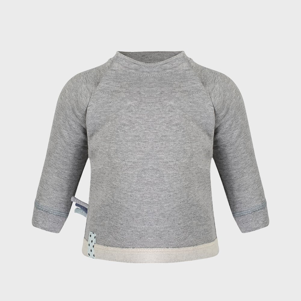 OrganicEra biologisch babysweatshirt, grijs