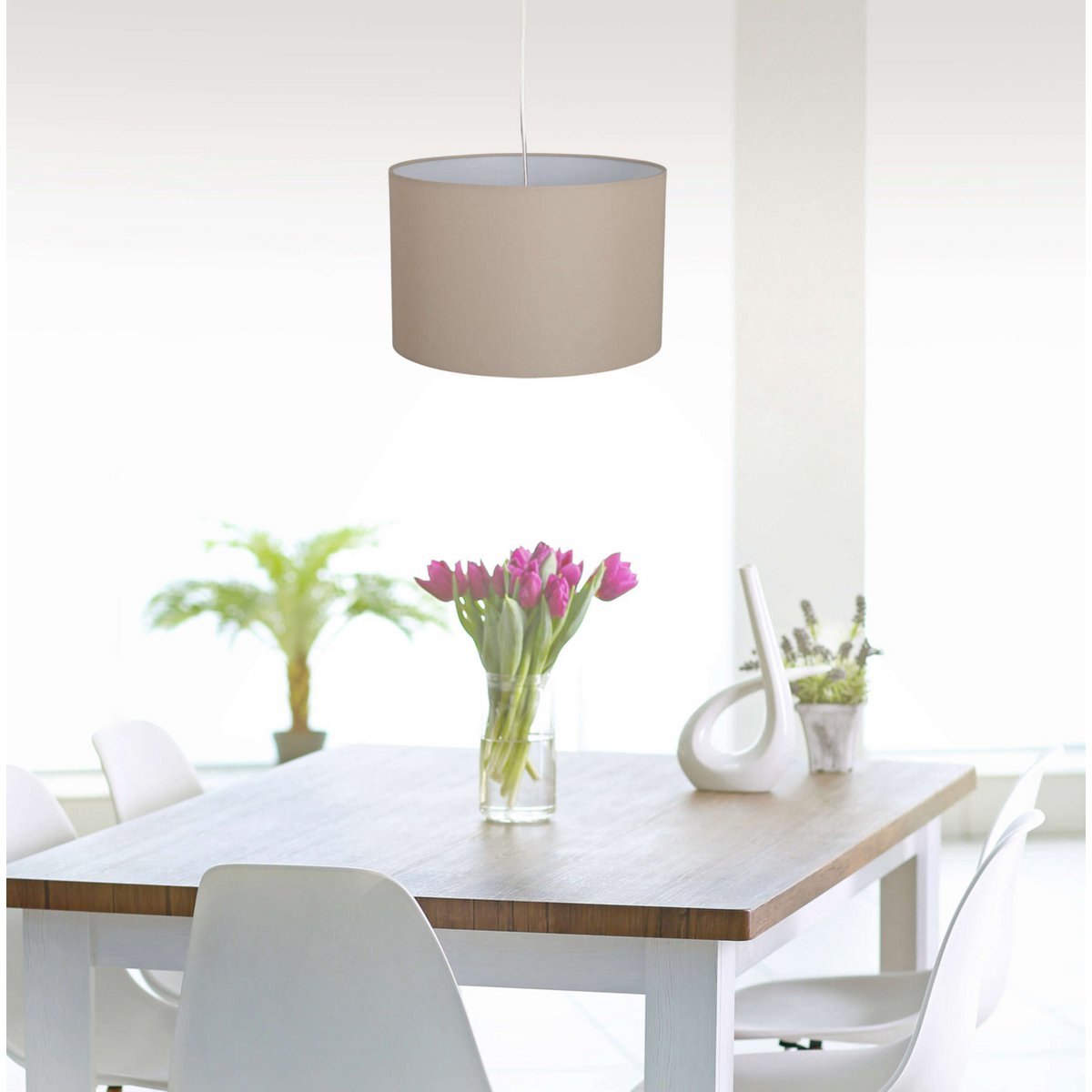 Hanger lamp "tom" d: 30 cm bruin