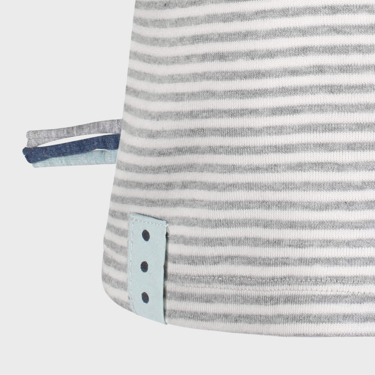 OrganicEra Organic Baby L/S T-shirt, grijs gestreept
