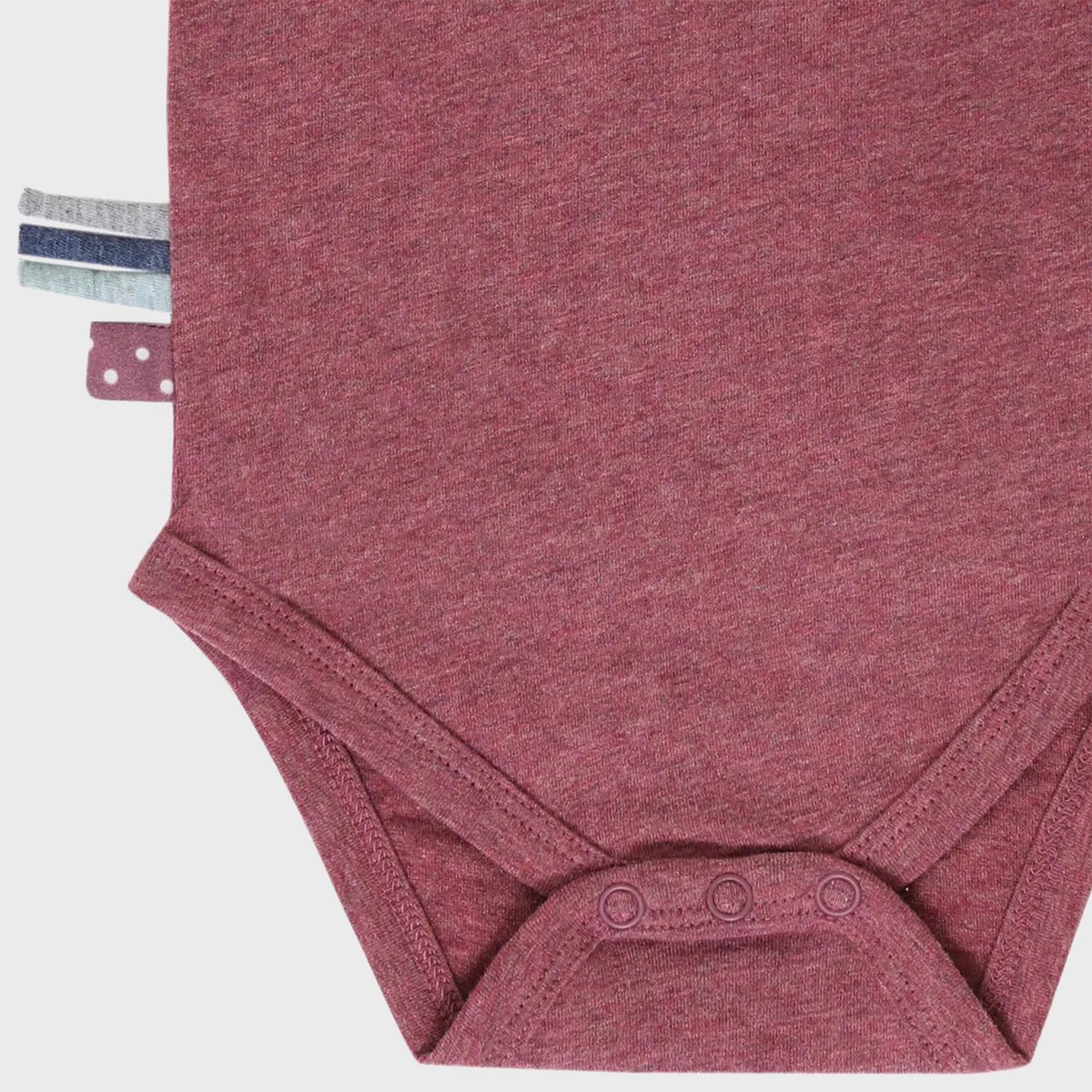 OrganicEra Organic Baby S/S Kimono body, bordeaux
