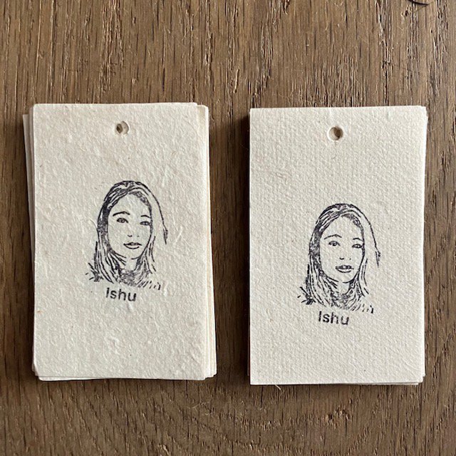Luna -Leena Keychain Long Tassel Cream - Bag Charm - Organisch katoen en dun leer - Handgemaakt in Nepal - Bag Hanger