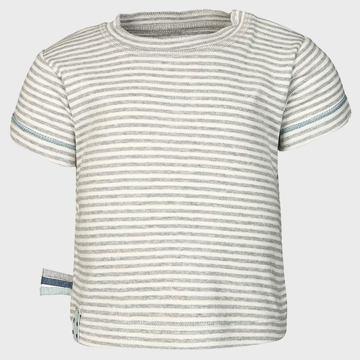 OrganicEra Biologisch baby S/S T-shirt, grijs gestreept