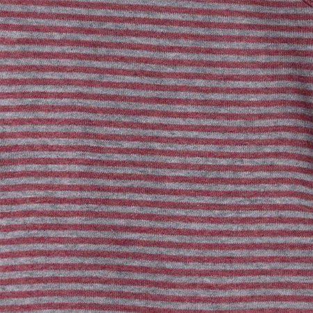 OrganicEra biologische babylegging, bordeaux - grijs gestreept