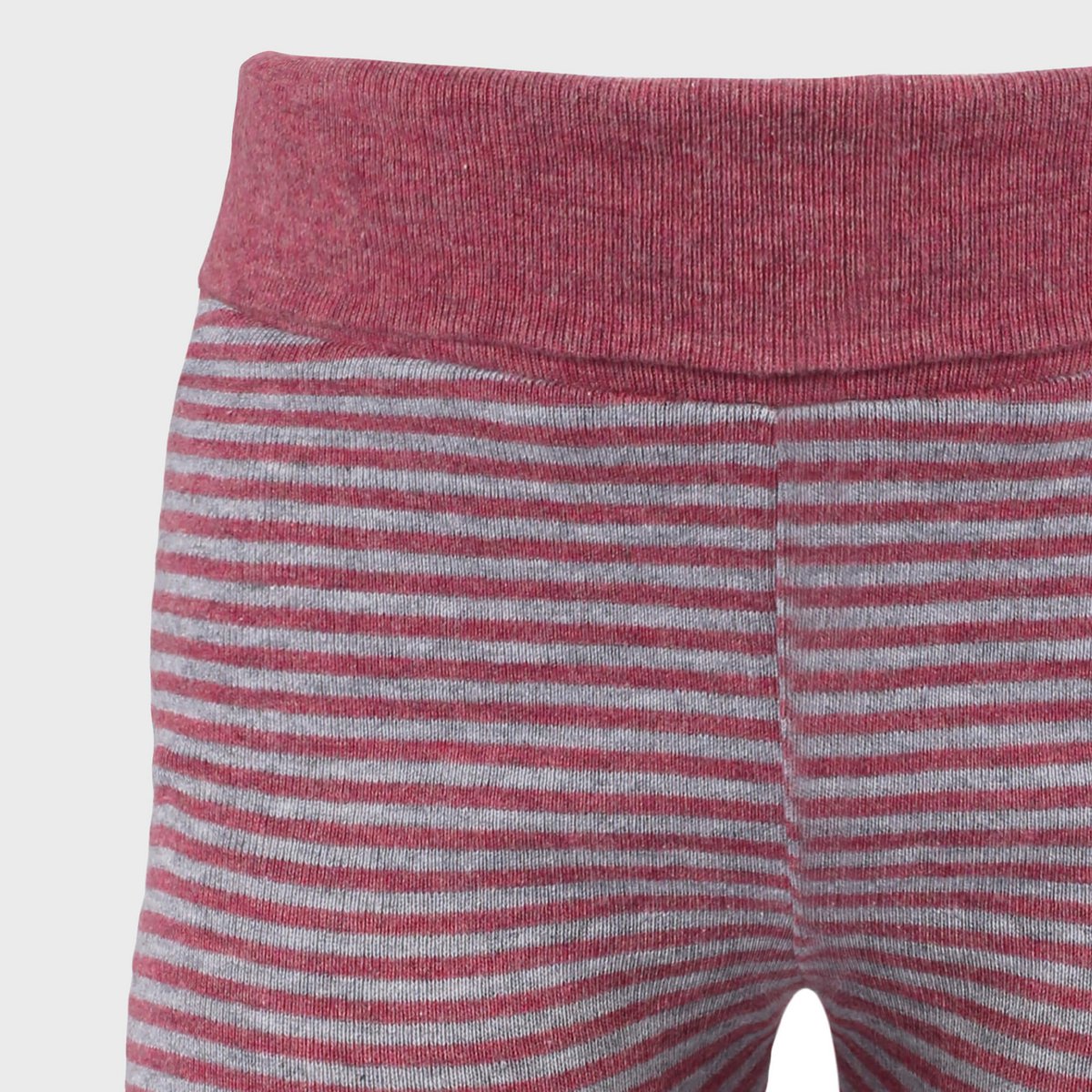OrganicEra biologische babylegging, bordeaux - grijs gestreept