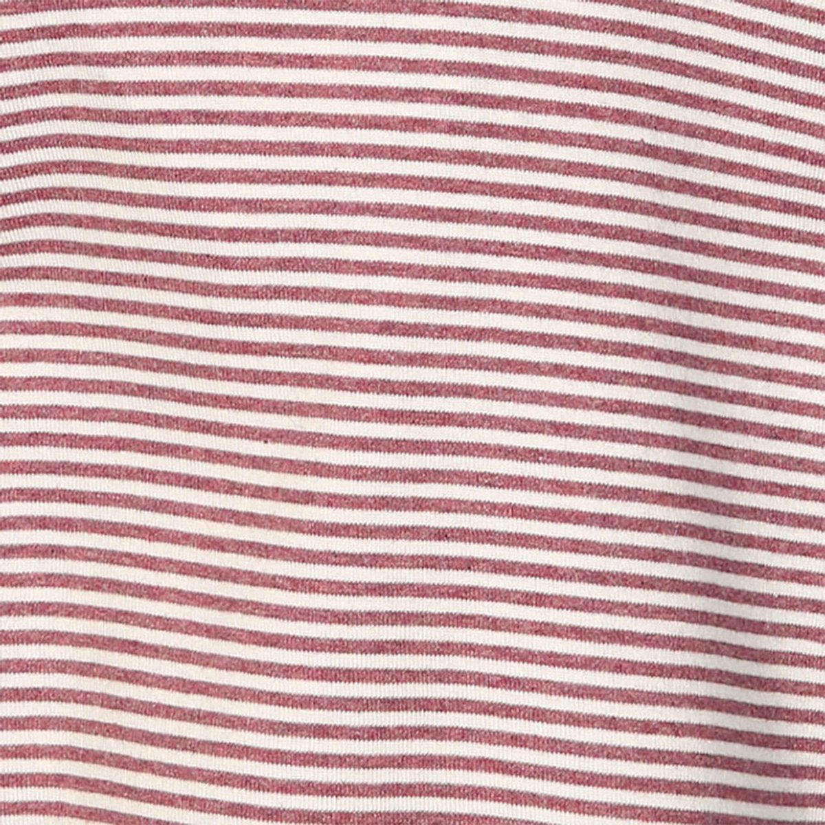 OrganicEra Biologisch baby S/S T-shirt, bordeaux gestreept