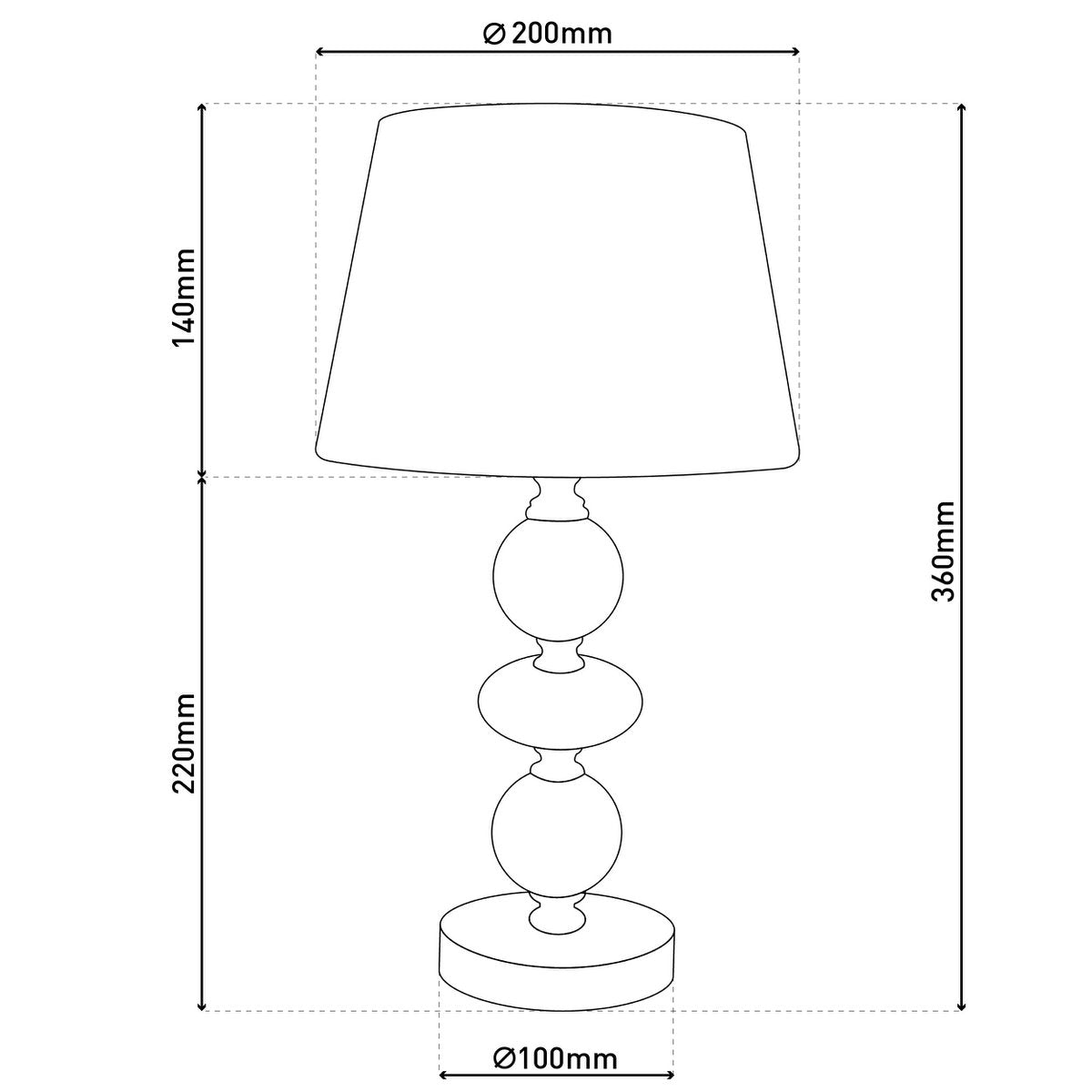 Keramische tafellamp "Araga" 36 cm hoog, tafellamp gemaakt van metaal, keramiek, met tekstbladen, beige, met E14 -aansluiting, verlichting voor eetkamer, woonkamer, gang of kantoor