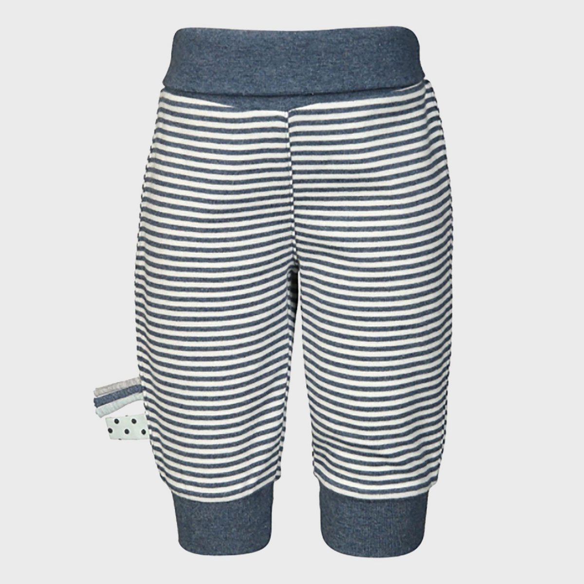 OrganicEra Biologisch babybroekje met elastische band, indigo gestreept