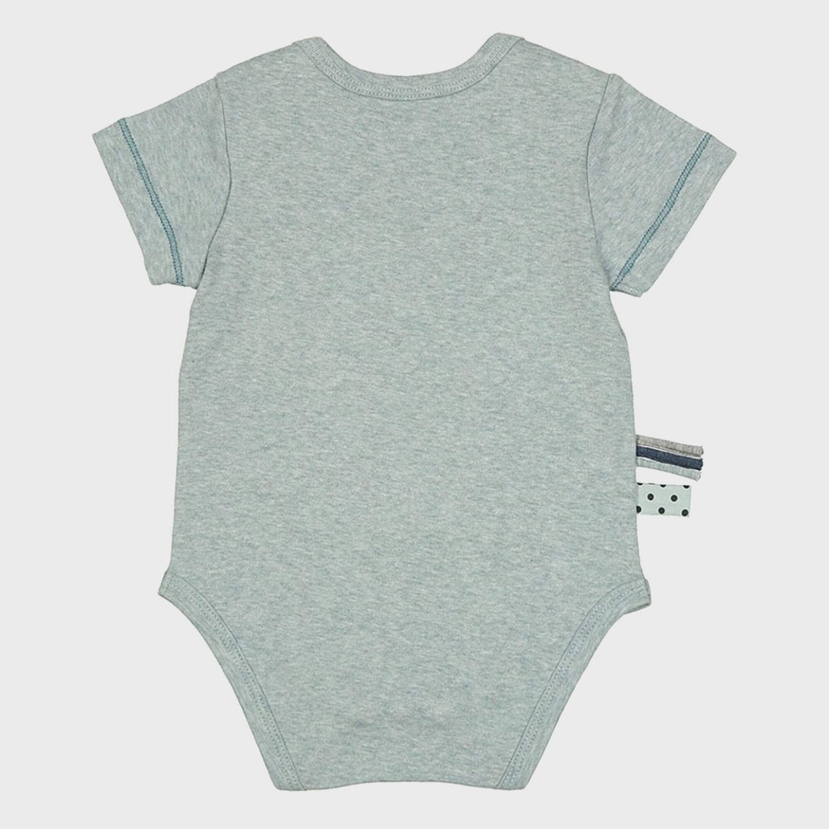 OrganicEra Organic S/S body voor baby's, aqua