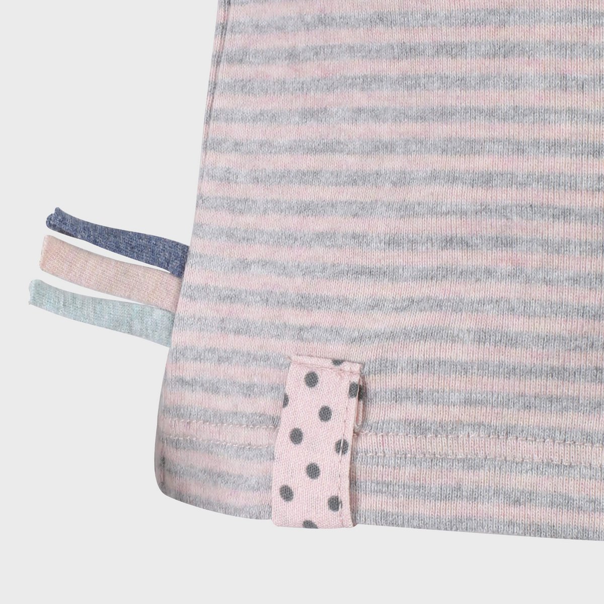 OrganicEra Biologisch baby S/S T-shirt, roze gestreept