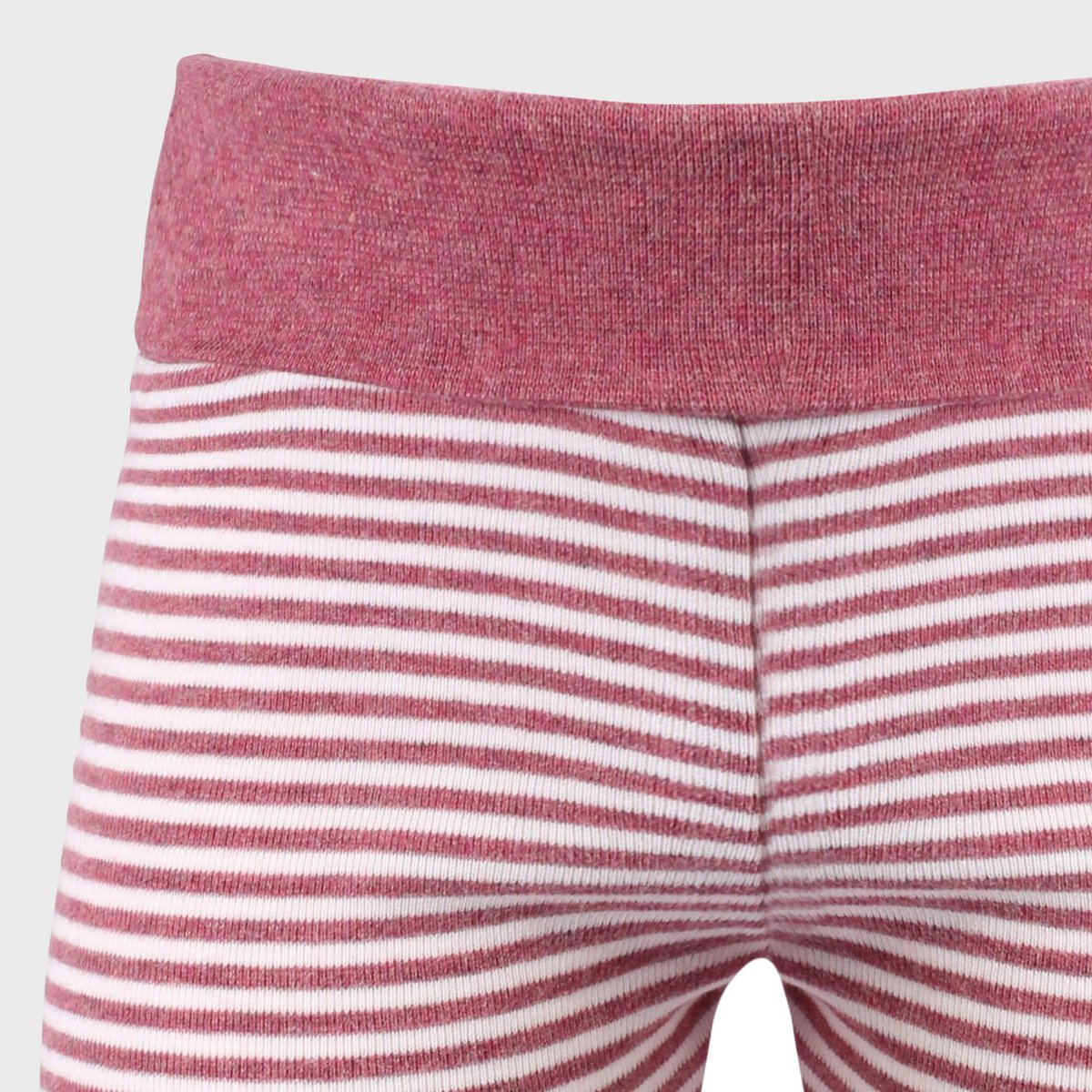 OrganicEra biologische babylegging, bordeaux - ecru gestreept