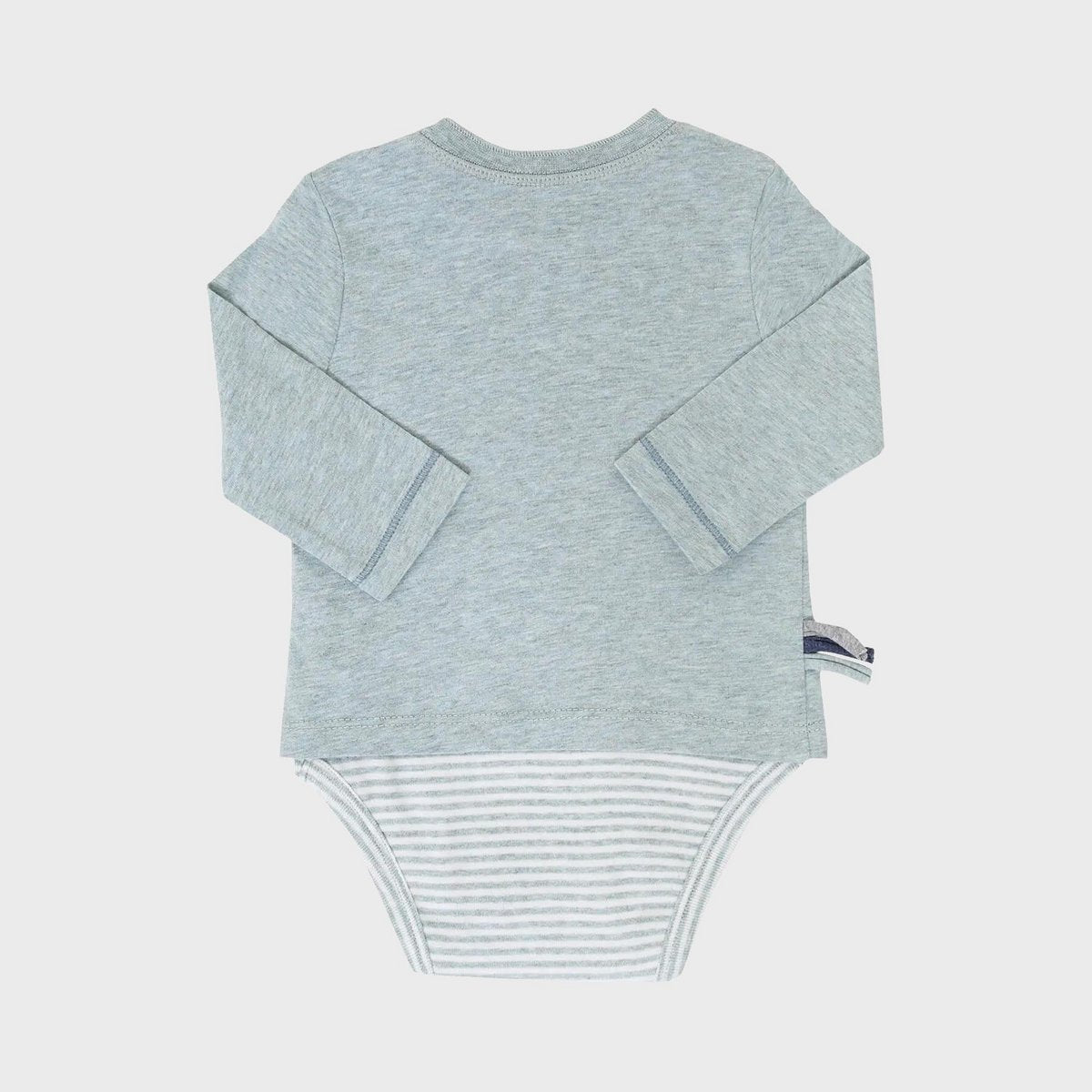 OrganicEra Biologisch Baby L/S T-shirt Body, Aqua