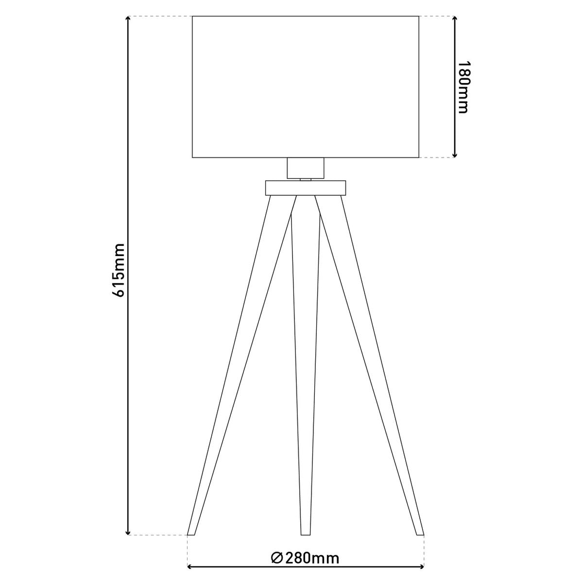 Kruklamp 3-poot "Statief"