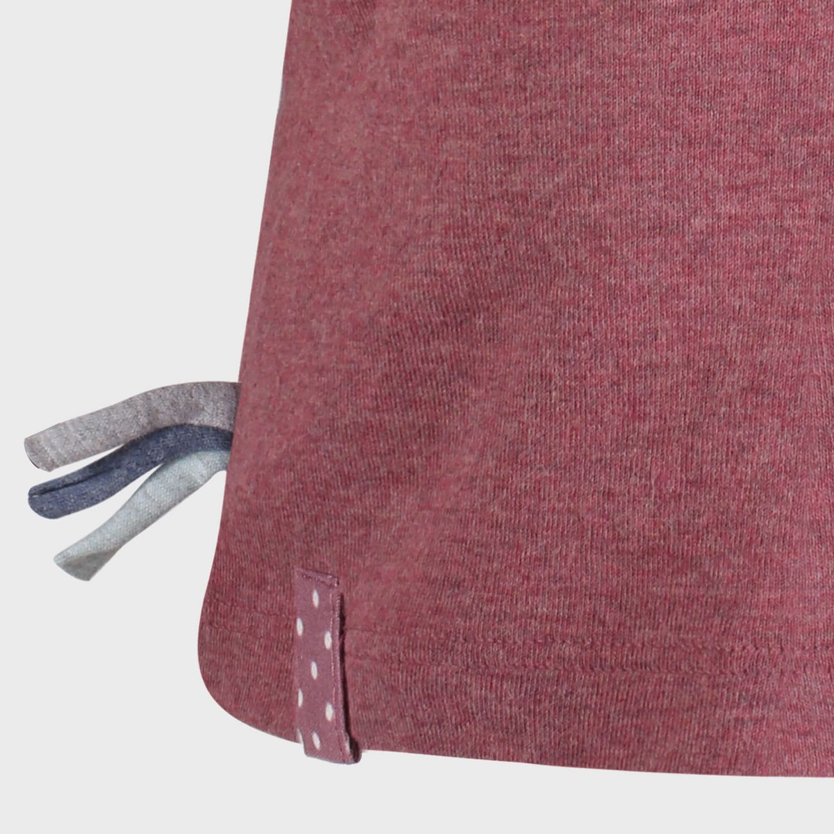 OrganicEra biologische baby-l/s-t-shirt, bordeaux