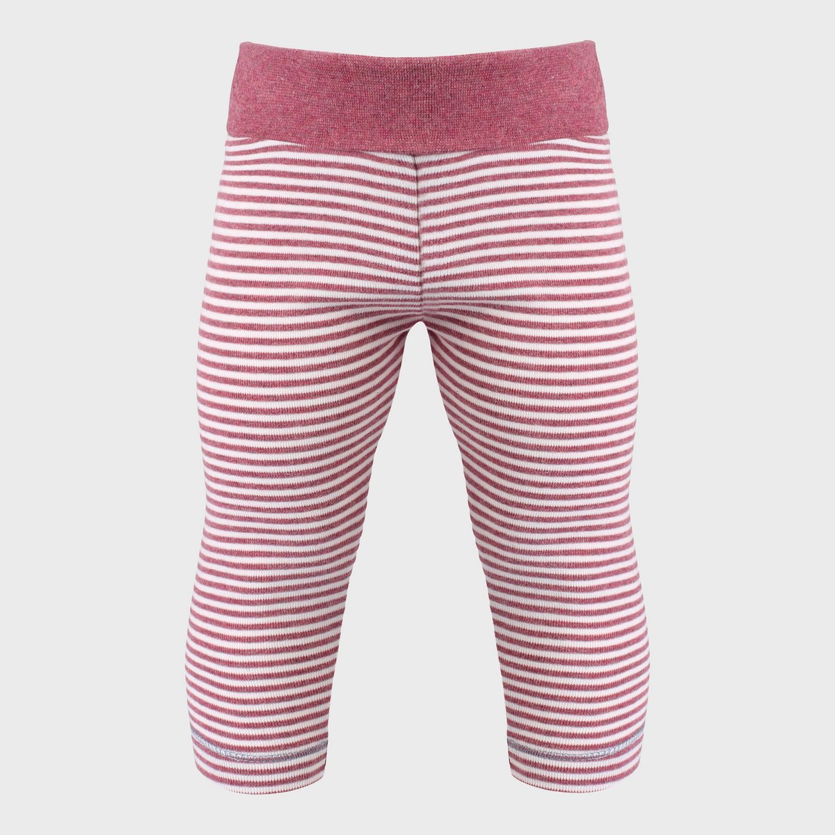 OrganicEra biologische babylegging, bordeaux - ecru gestreept