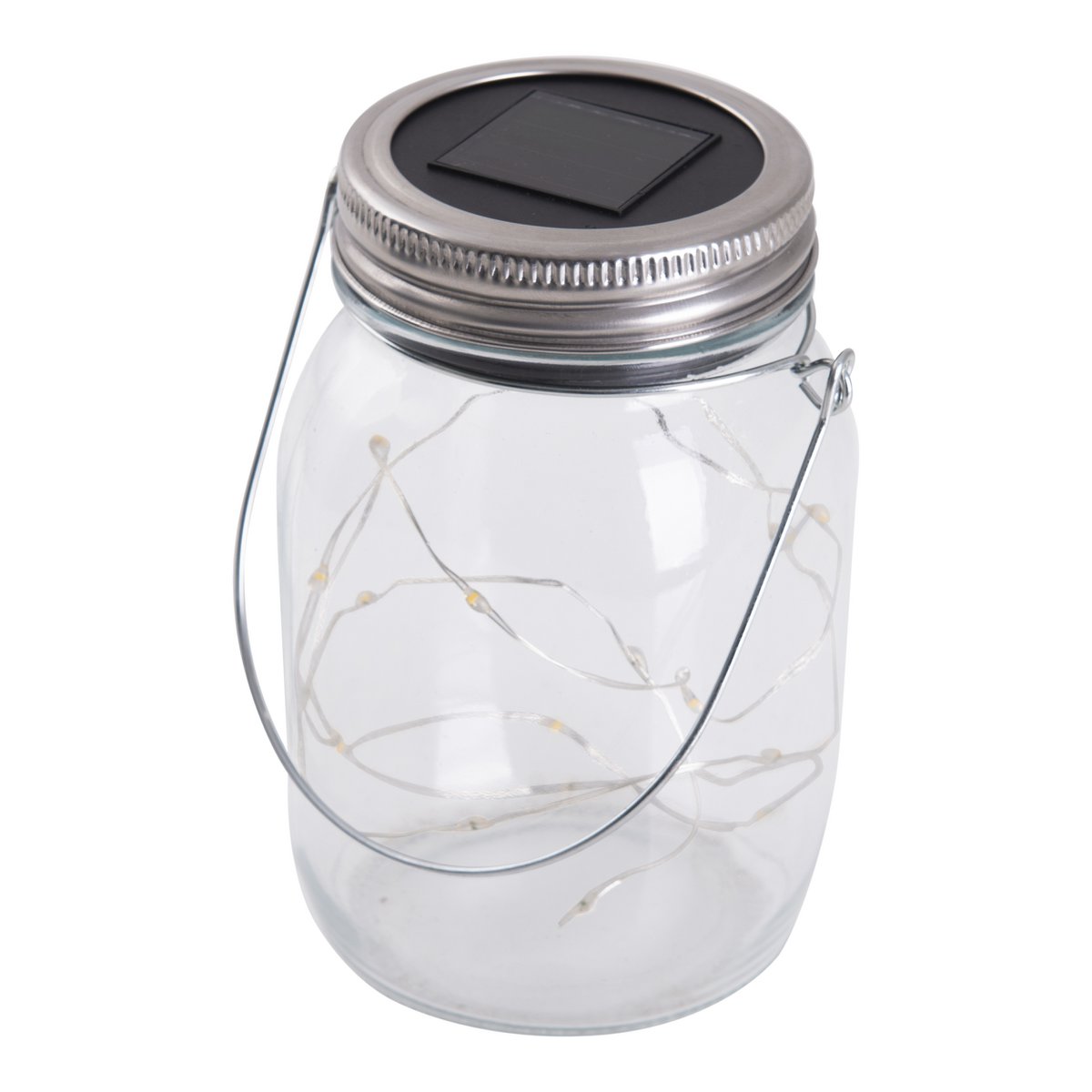 Set van 3 LED Solar Buitentafellampen h: 13cm