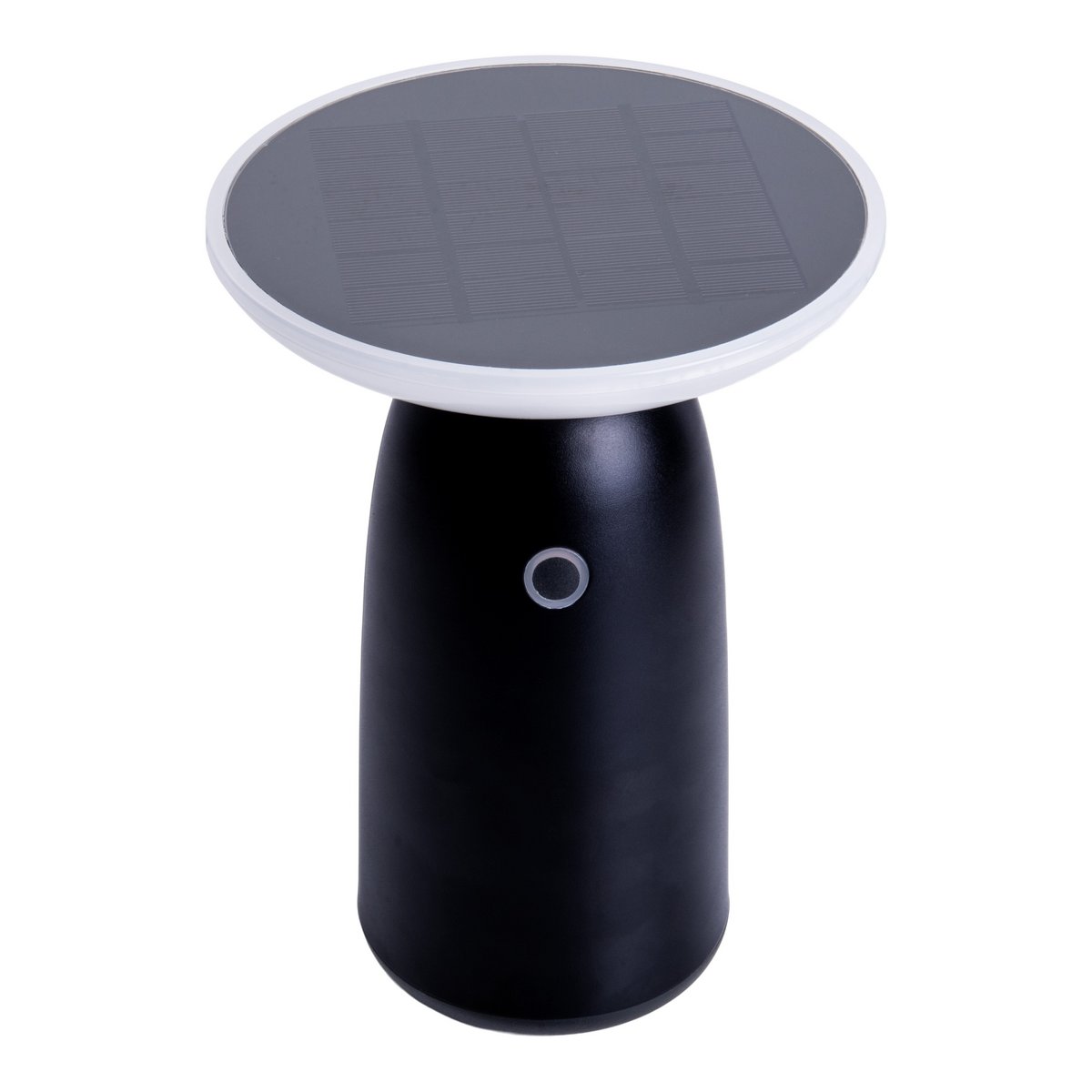 LED Solar Light "ADA" zwart voor buiten, LED -tafellamp gemaakt van metaal en plastic 22,5 x 16 cm