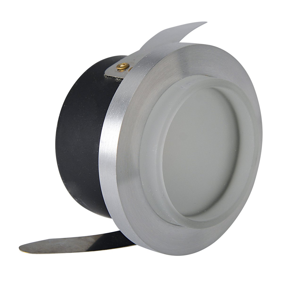 LED -installatieplek "Commmo" Ø 8,5 cm, 6,5 cm diep, gemaakt van metaal en Matt Acryl, 6 watt, warm wit