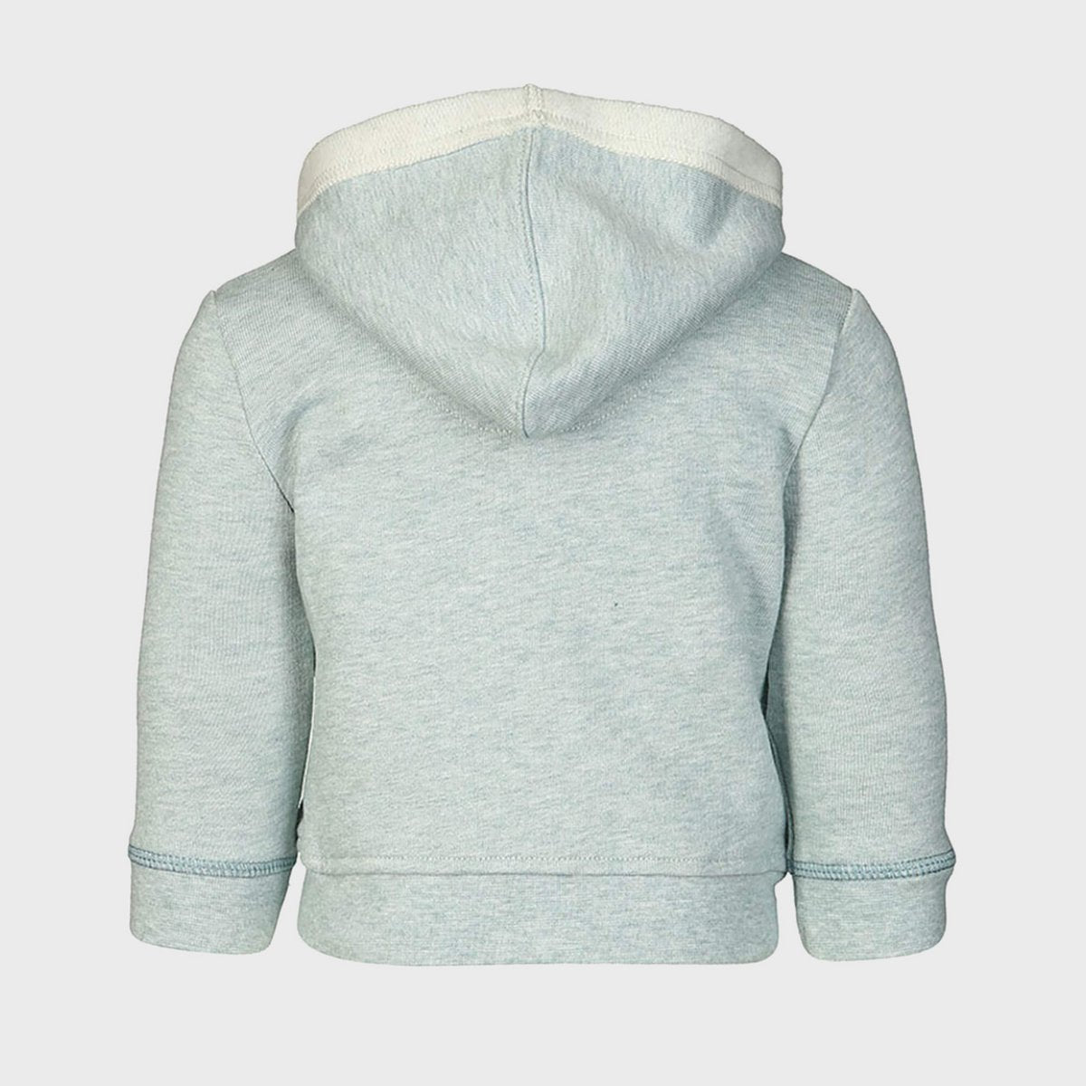 OrganicEra biologisch babyjack met capuchon, aqua