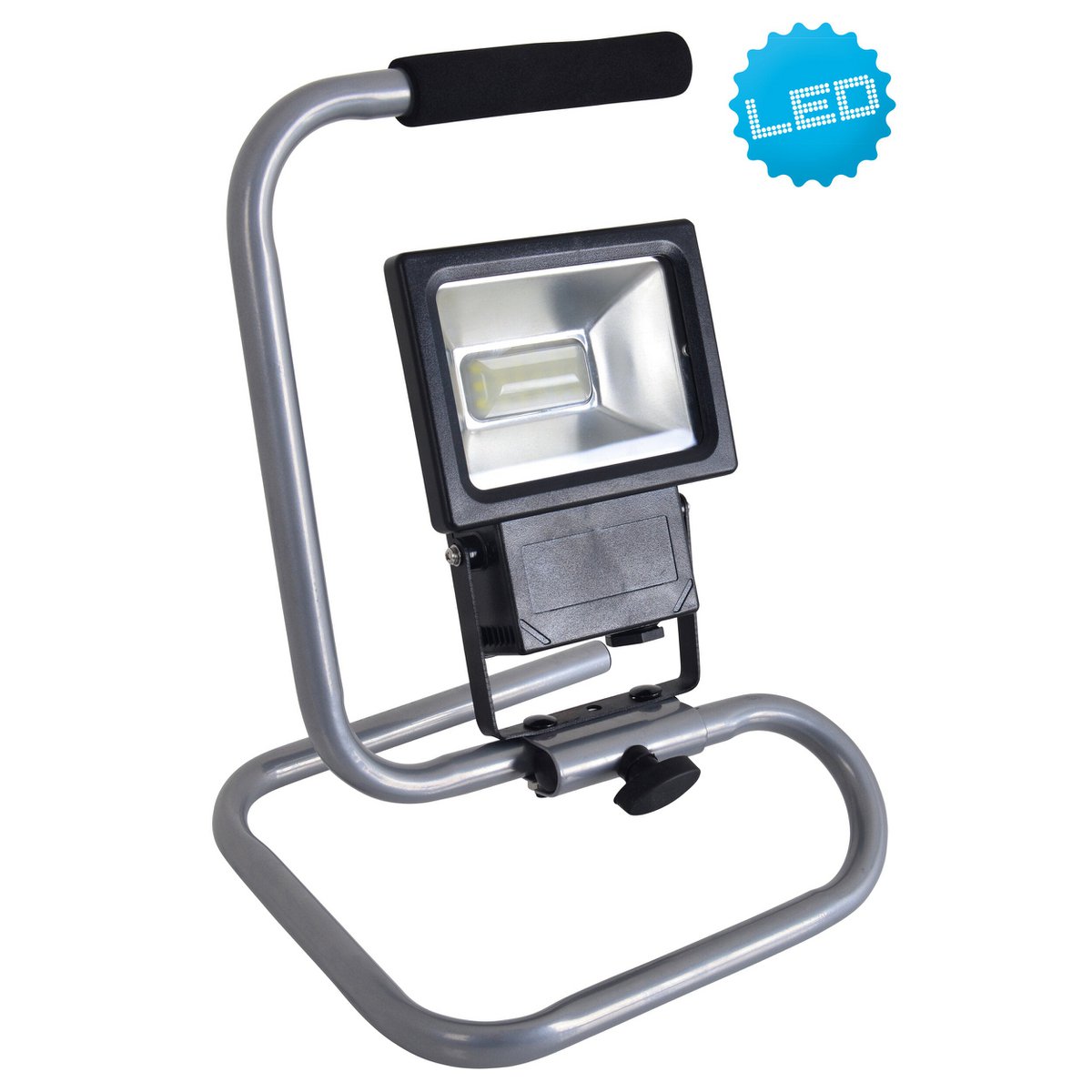 LED Outer Light "Baro" gemaakt van metaal en glas in het zwart, met geïntegreerde LED