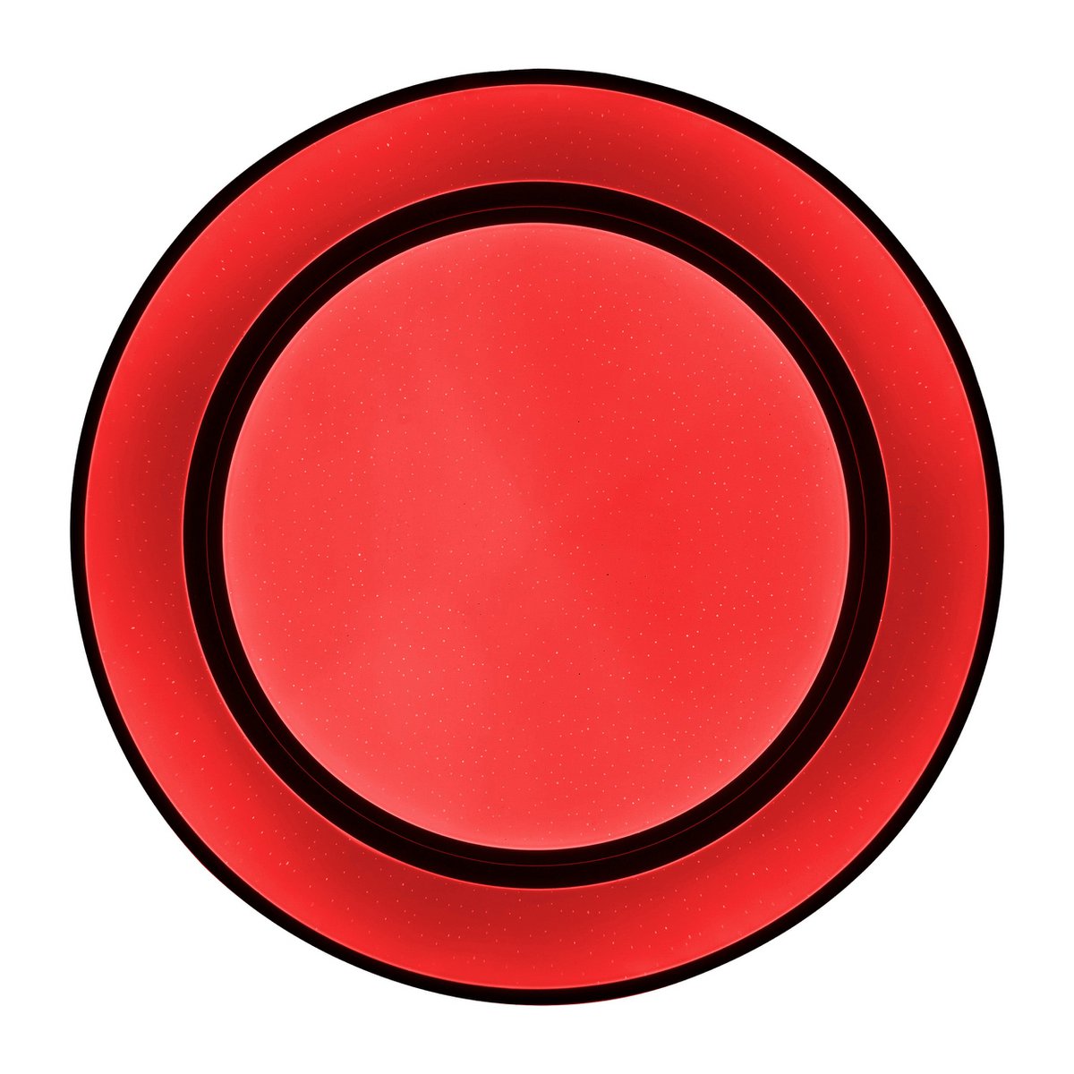 LED -plafondlamp "Monterey" Ø 47,5 cm, vele functies, gemaakt van metaal en plastic in het zwart, met geïntegreerde LED's, verlichting voor woonkamers, gang of kantoor