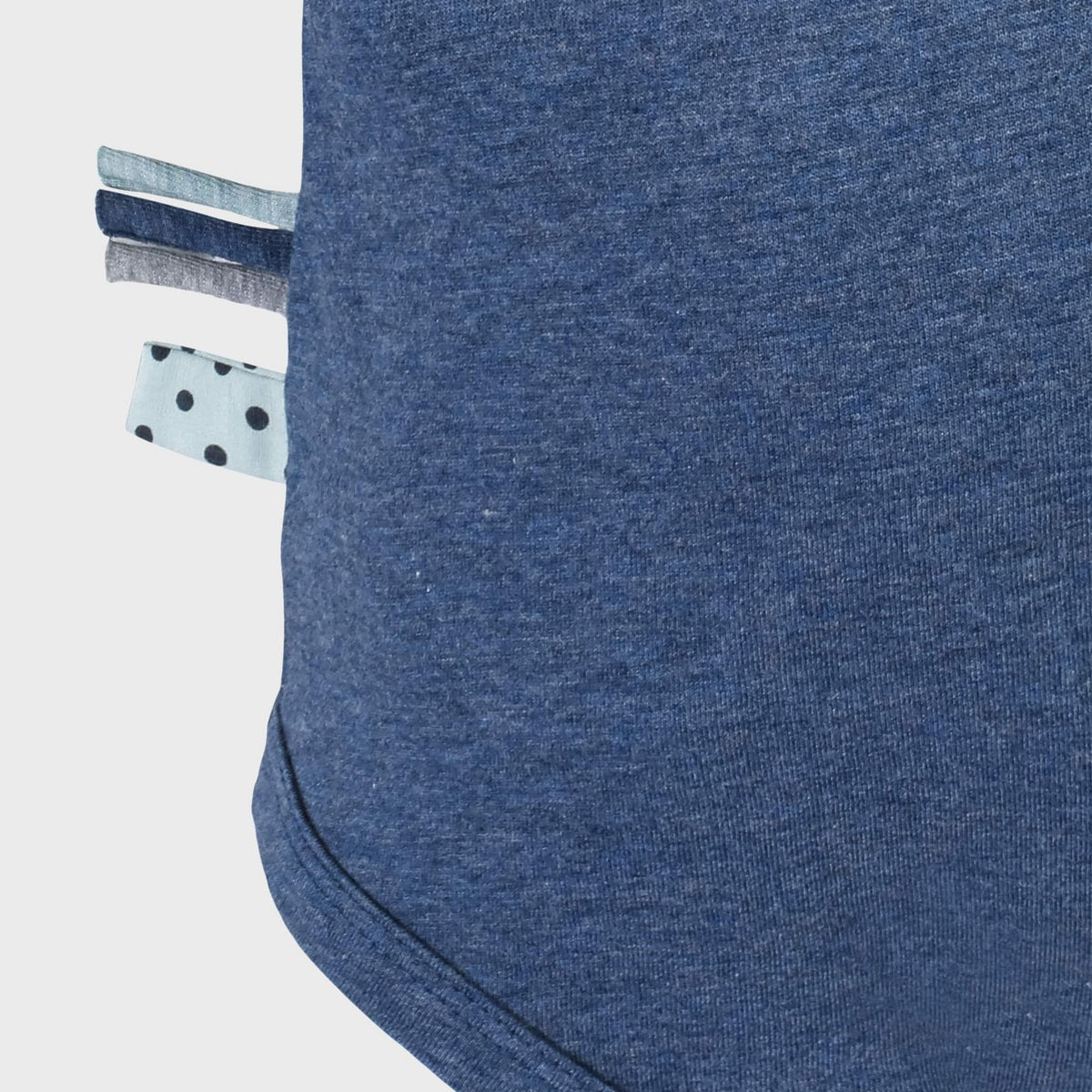 OrganicEra Organic Baby S/S Kimono body, Indigo
