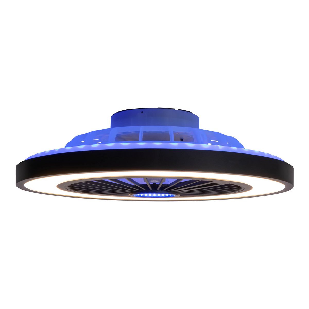 LED -plafondlichten + ventilator "arrioso" Ø 54 cm, gemaakt van metaal en plastic, met veel functies