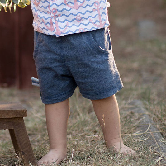 OrganicEra Biologische babyshort, Indigo