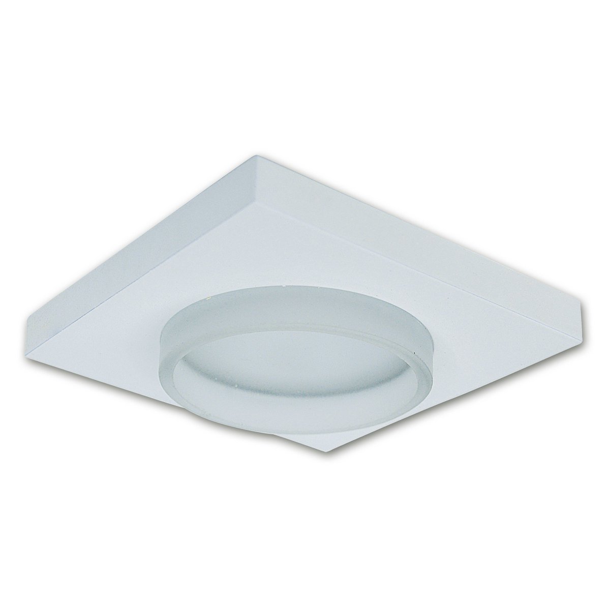 Setup Spot "Miro" 8,5 x 8,5 cm, 6,5 cm diep, aluminium -gekleurd metaal, Matt Acryl, 6 watt, warm wit