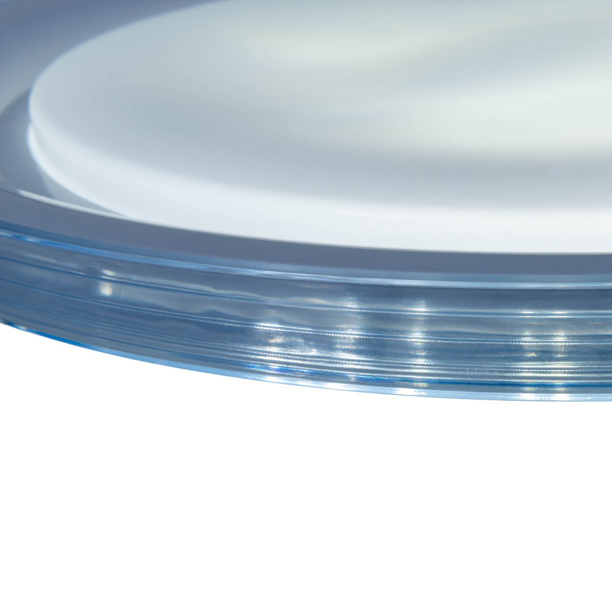 LED-plafondlicht "Claire" Ø 50,5 cm, 7,5 cm hoog, metaal en plastic in wit, geïntegreerde LED, 1600 lm, dimable, CCT-functie, 3000-5000 K, nachtlichtfunctie