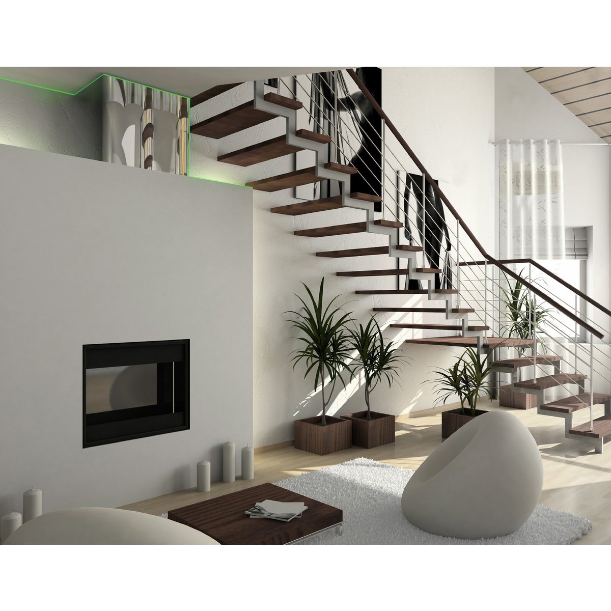 5x 1m RGB LED -streep, met kleurverandering, dimable, inclusief infrarood afstandsbediening