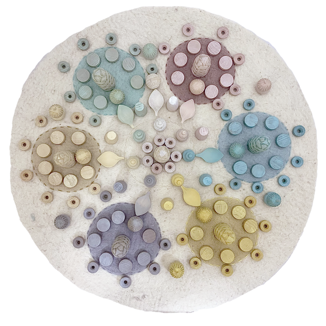 Circles Mat 70cm Pastel